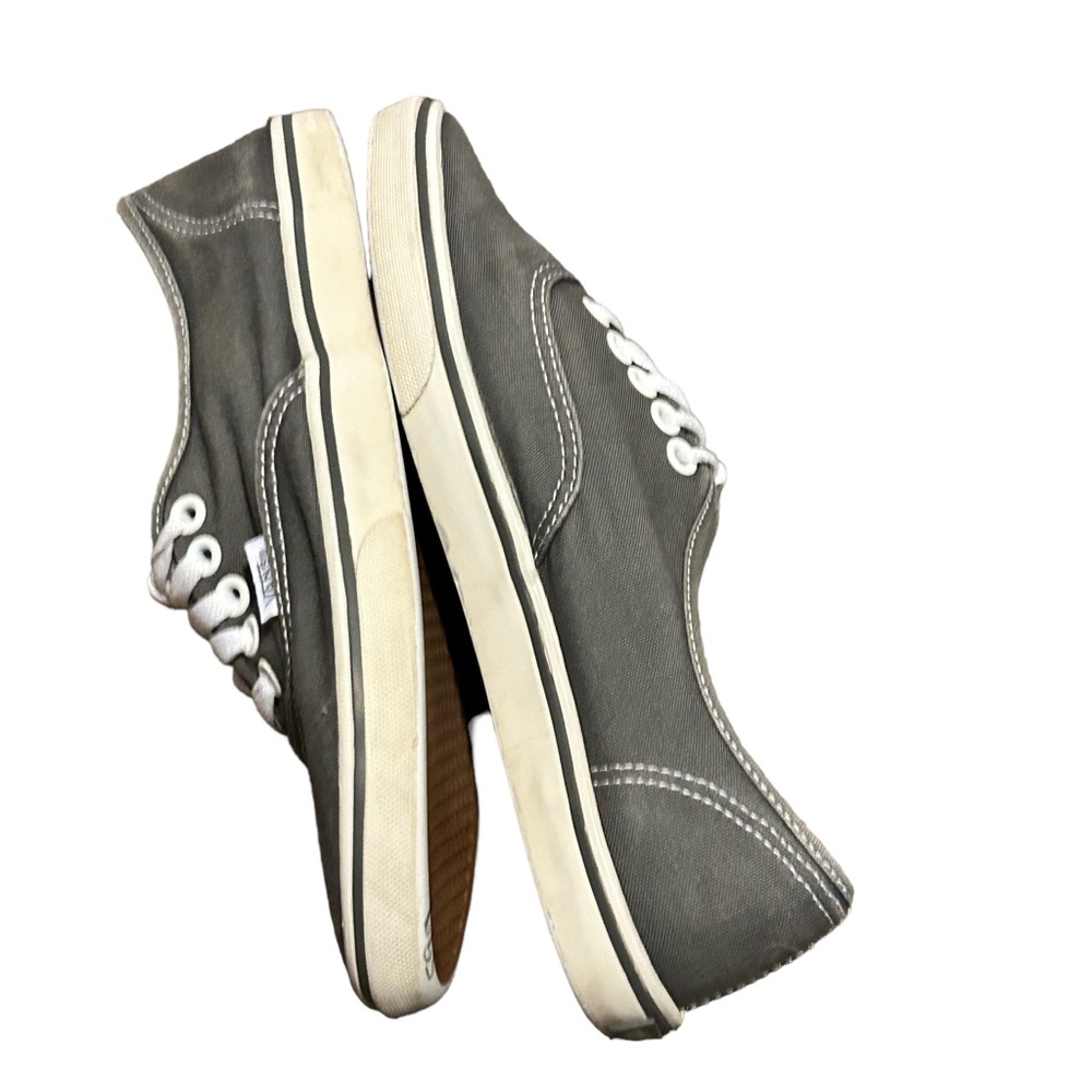 VANS Gray Unisex Lace Up Comfortable Sneaker Lifestyle Everyday Shoe-Size 7.5 - Picture 12 of 14